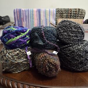 Homespun And Some Multicolor Yarn Bundle
